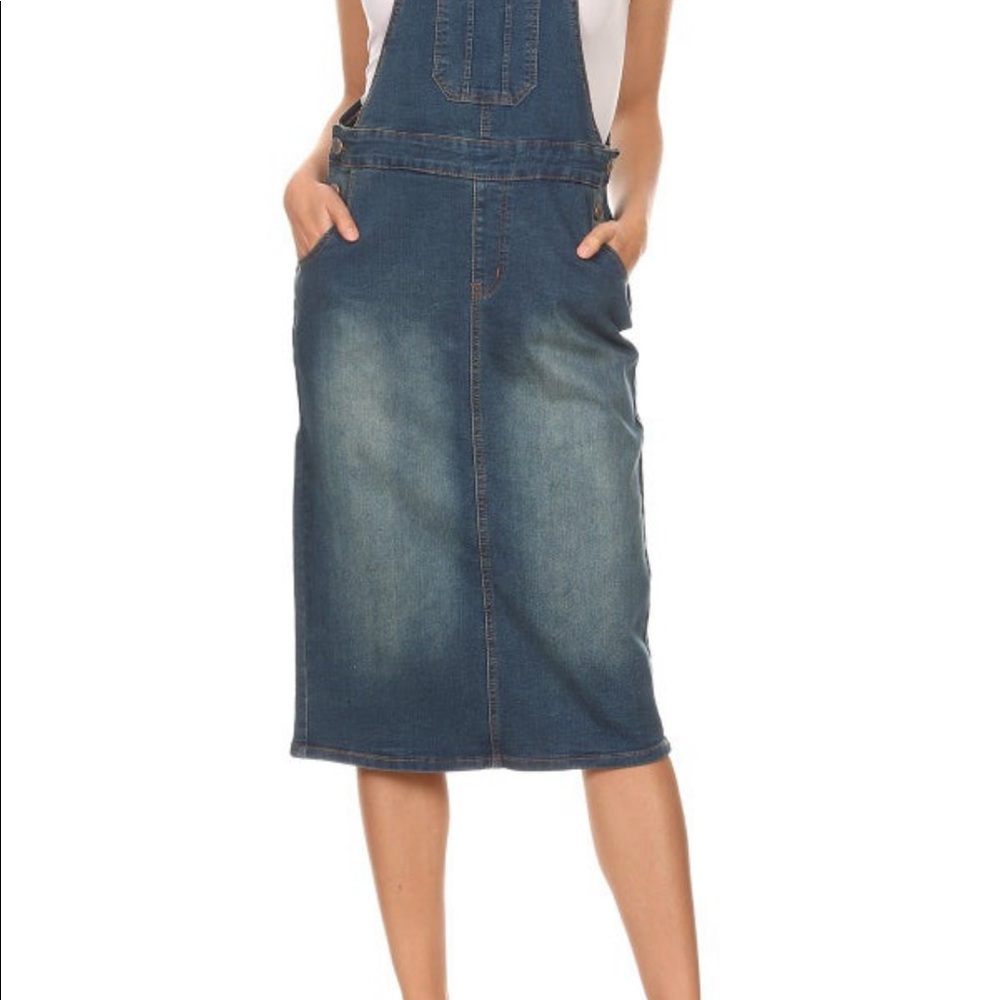 Be Girl Overall Denim Dress 2XL BNWT